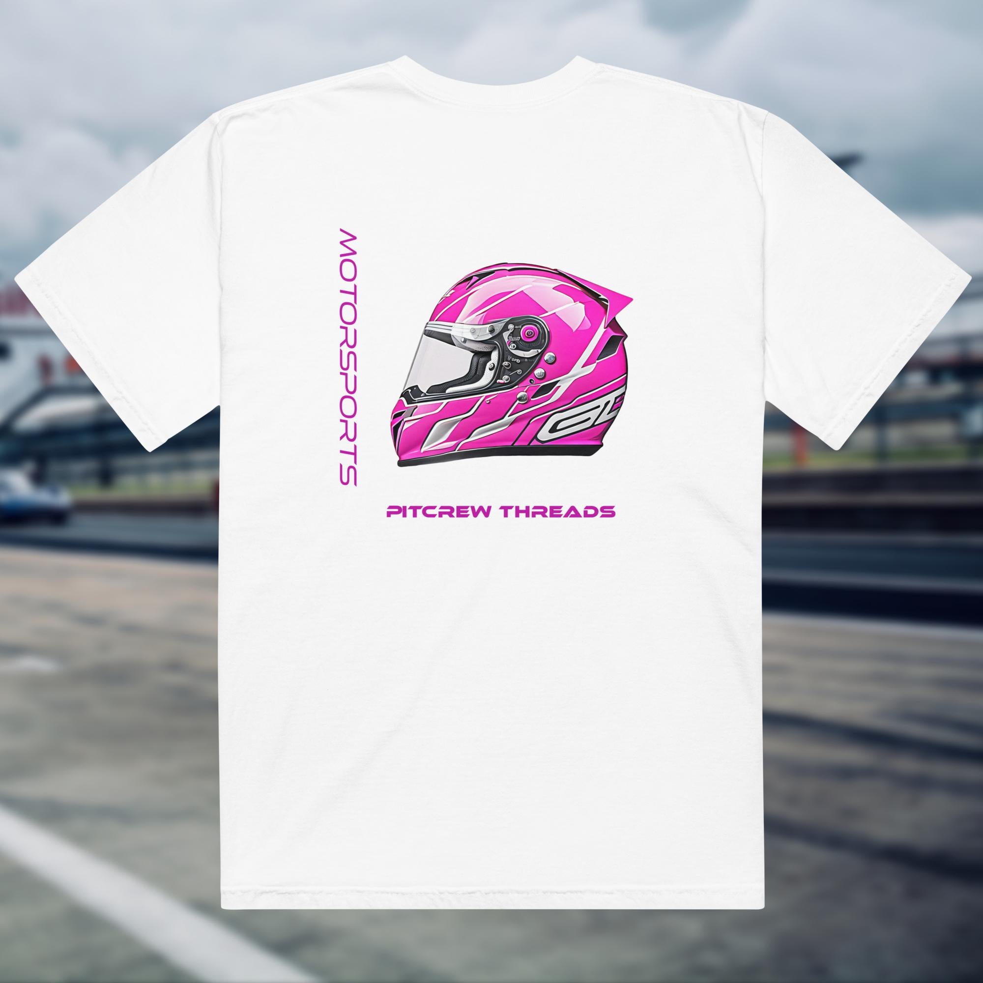 Pink Racing Helmet - Pitcrew Threads Motorsports